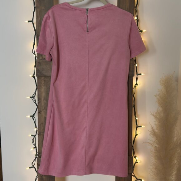 ZARA Trafaluc Bubblegum Pink T-shirt Dress from 2017!  Size M - Picture 5 of 11